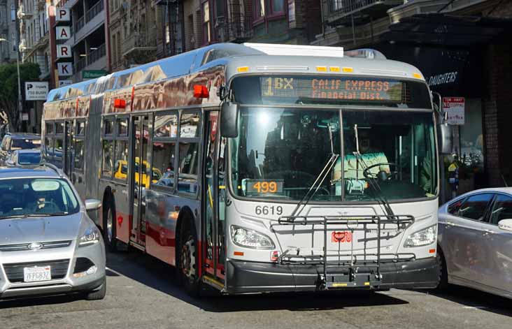 MUNI New Flyer XDE60 6619